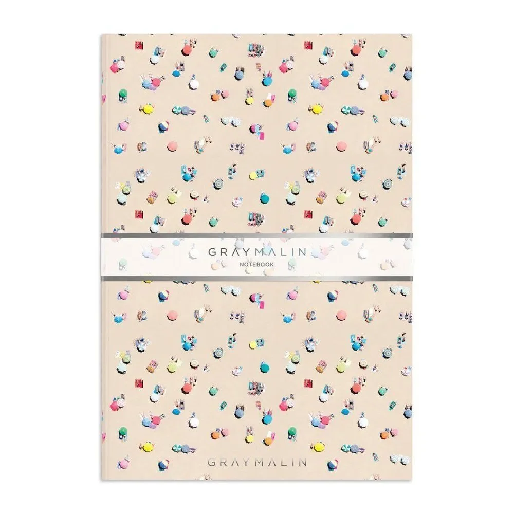 NEW Gray Malin The Beach A5 Notebook Journal Aerial Photo Umbrellas 136 pages
